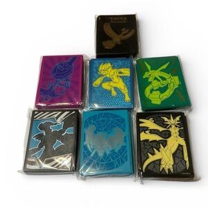 Official Pokémon TCG Elite Trainer Box (ETB) Card Sleeves Set of 7
